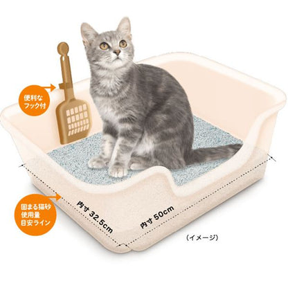 （まとめ） 獣医師開発 ニオイをとる砂専用 猫トイレ 1個 （猫用 ペット用品） 【×3セット】 (代引不可)