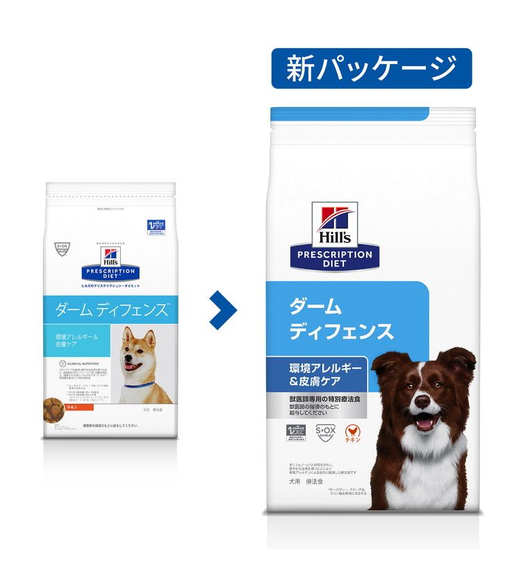ヒルズ 療法食 犬 犬用 ダームディフェンス チキン 3kg プリスクリプション 食事療法食 サイエンスダイエット