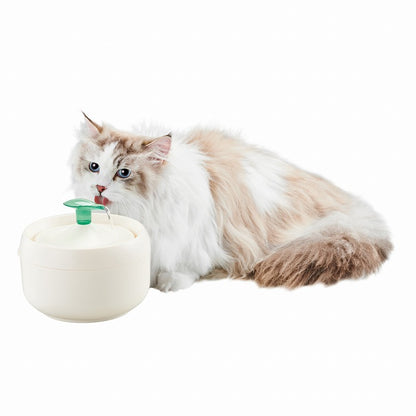 ジェックス ピュアクリスタル ニャーロ 1L 猫用 オフホワイト GEX 給水器 フィルター式給水器 水やり 食器 ボウル 猫用 ねこ