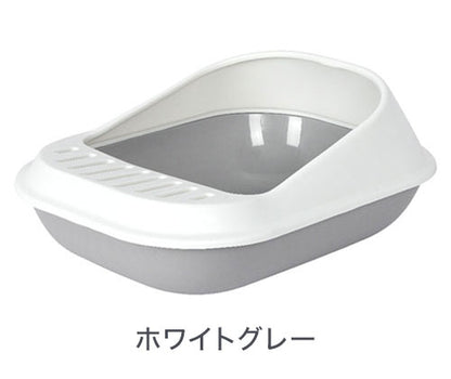 M-PETS エムペッツ カラフルキャットトイレ S 猫トイレ システムトイレ 洗える 丸洗い 砂が出にくい スコップ付 ねこトイレ 小さい コンパクト 小型
