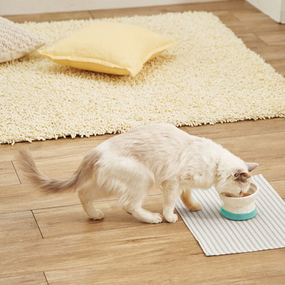 ペティオ アドメイト 猫用食器 フードがこぼれにくい脚付き陶器食器 ウエットフード向き