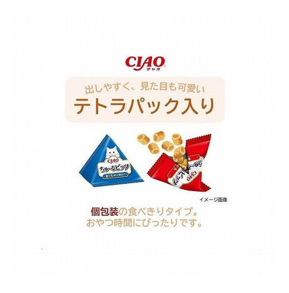 【2個セット】 CIAO ちゅ~るビッツ 海鮮・ささみバラエティ 12g×30袋入 x2