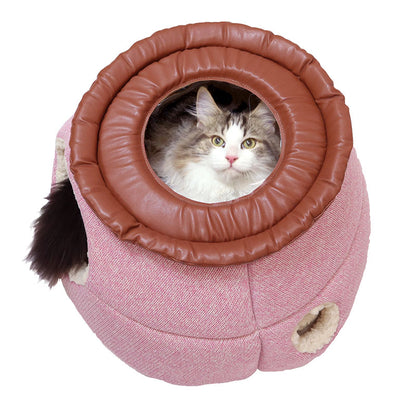 ペッツルート ニャンとも見えちゃうおこた2020 にゃん丸 猫 ネコ 2段 おこた おこた型ベッド ベッド ソファ ペットベッド ペットソファ 暖かい 温かい