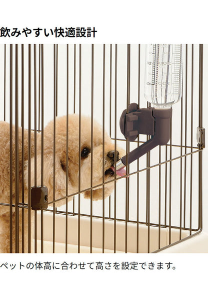 リッチェル Nウォーターノズル ボトル付 水飲み 給水器 サークルに取り付ける サークル用 ケージ用 ゲージ用 犬用 猫用 ペット用