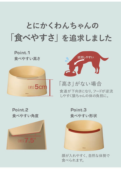 日本製 撥水 ペット 食器 PeDISH1 hachi ハチ フードボウル 食べやすい 犬 ネコ 食洗器対応 電子レンジ対応 国産 シービージャパン CBジャパン